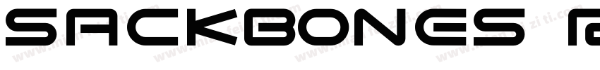 Sackbones Regular字体转换